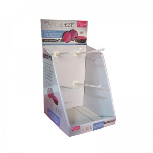 Punct de vânzare Stand de afișare personalizat pentru cârlig de blat din carton