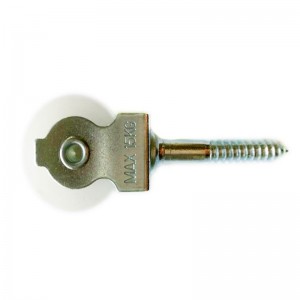 Scripetă din nylon cu șurub Mit filă de lemn ZP