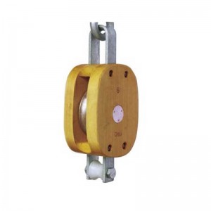 Bloc din lemn obișnuit cu cârlig