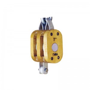 Bloc regulat de lemn-dublu cu cârlig