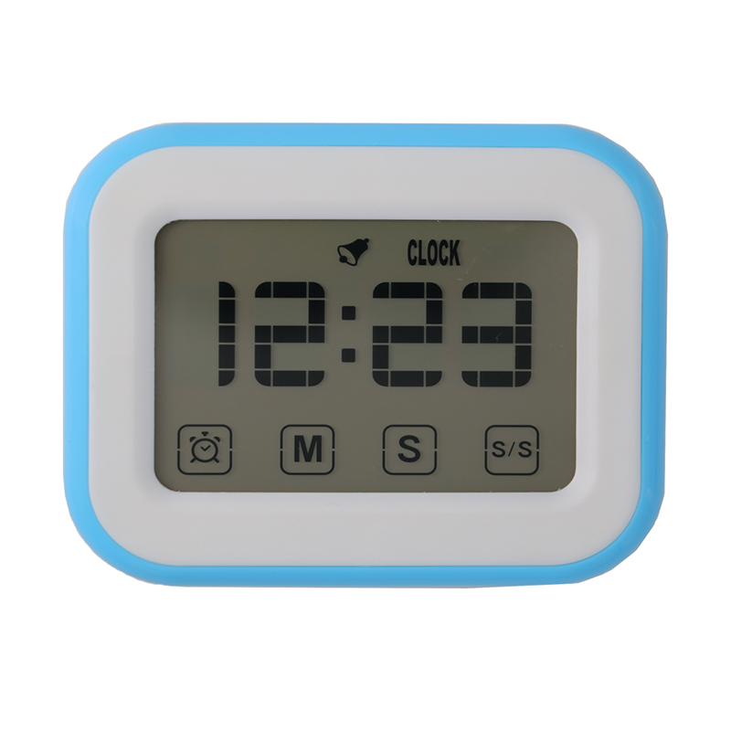 Ecran tactil 24 de ore pentru contorul de măsurare a alarmei Al doilea cronometru cu magnet pentru închiderea peretelui Timer portabil