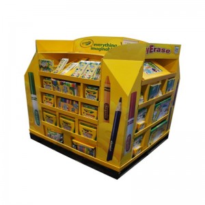 Jucărie personalizată din carton asamblată Suport de carton pentru palete Supermarket