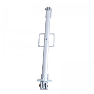 Schelă Perete triunghi Cofraj Dresaj Prop Pulberi acoperite gri