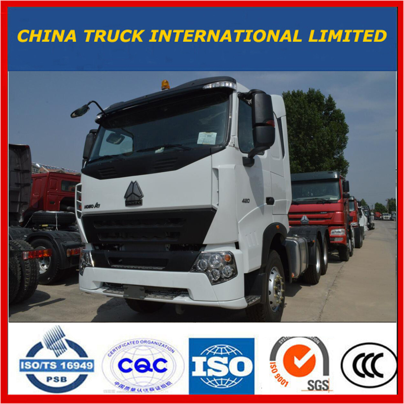 SINOTRUK HOWO A7 6 * 4 Prime Mover / Tractor / Cap tractor