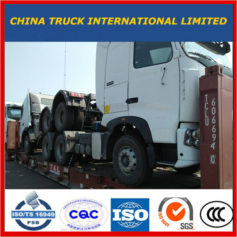 SINOTRUK HOWO A7 6 * 4 Prime Mover / Tractor / Cap tractor