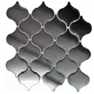 Noua faianță de perete de design din formă de lanternă din oțel inoxidabil pentru mozaic de bucătărie