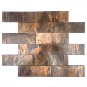 Placă mozaic Backsplash din cupru pentru baie și decorațiuni