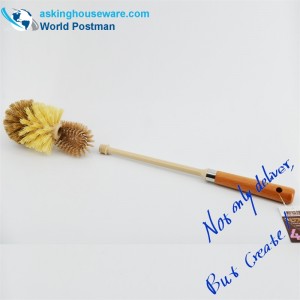 Peria de toaletă Akbrand Handle pentru plajă cu perie de curățare multifuncțională