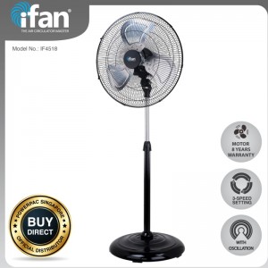 iFan - Electrocasnice PowerPac 18 Inci Ventilator industrial 120W (IF4518) Stocuri (stocuri disponibile)