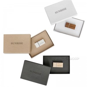 Cutie de ambalare personalizată pe disc Kraft Paper U