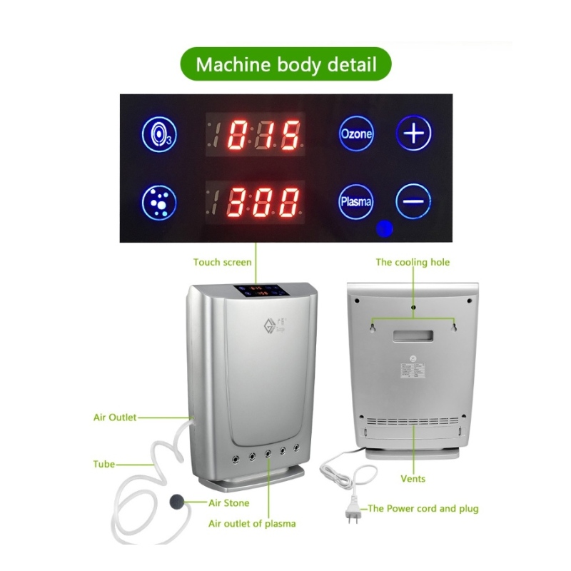Mașină de spălat cu ozon medical Sterilizator cu plasmă cu plasmă și purificator de aer