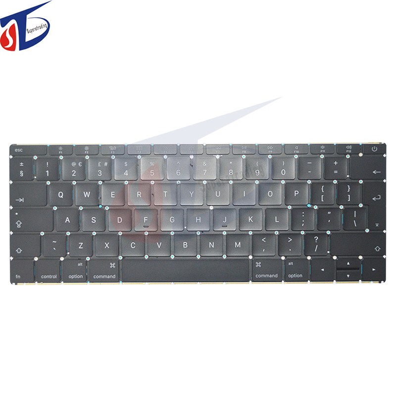 Testarea perfectă a tastaturii originale 100% din Marea Britanie / SUA pentru Apple Macbook Pro Retina 12 '' A1534