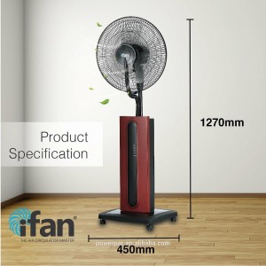 Aparate de răcire cu ventilator de iFan-PowerPac Mist Ventilator cu repulsor pentru țânțari (IF7575) Stocuri (stocuri disponibile)