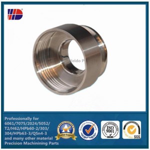 Strung de prelucrare CNC de înaltă precizie din oțel inoxidabil personalizat pentru camerele de luat vederi