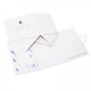 Cutie de hârtie pliabilă personalizată cu folie de argint pentru imprimare personalizată