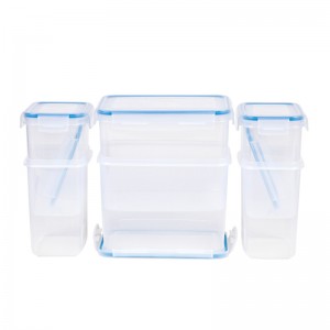 BPA Gratuit 6 buc Set de bucătărie Container Container de cereale uscat Container alimentar pentru casă