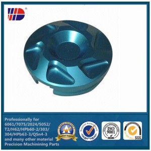 Producător OEM Turnarea și frezarea pieselor de schimb din aluminiu cu anodizare colorată