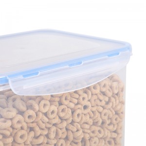 Containere de depozitare a cerealelor fără scurgeri din plastic BPA Bucătărie cu 3,6 L / 3,6 L cu capacele de blocare