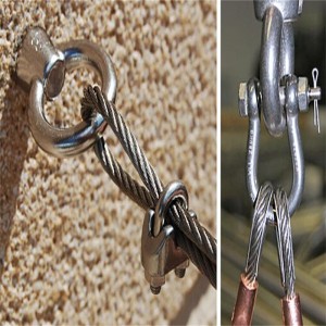 Filet metric Galvanizat DIN580 Bolț pentru ochi