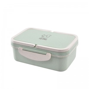 Rezistent la scurgere Cu 3 compartimente Containere pentru prânz Bento-free BPA pentru copii