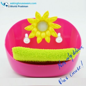 Akbrand Bucătărie de curățat burete de curățare și cupă de depozitare cu pula