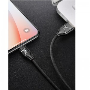 Cablu USB pentru Apple, Cablu Lightning pentru USB A, Încărcător rapid pentru iPhone certificat MFi pentru iPhone X / 8 Plus / 8/7 Plus / 7 / 6s Plus / 6s / 6 Plus / 6 / 5s / 5c / 5 / iPad Pro / iPad Air / Air 2 / iPad mini / mini 2 /...