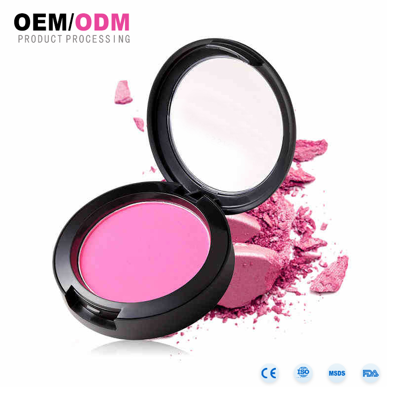 Eticheta privată OEM machiaj de lungă durată blush rezistent la apă unic culori blusher de carton mat