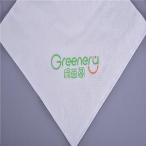 Șervețele de hârtie de tip cină pliate personalizate 1/4 Off