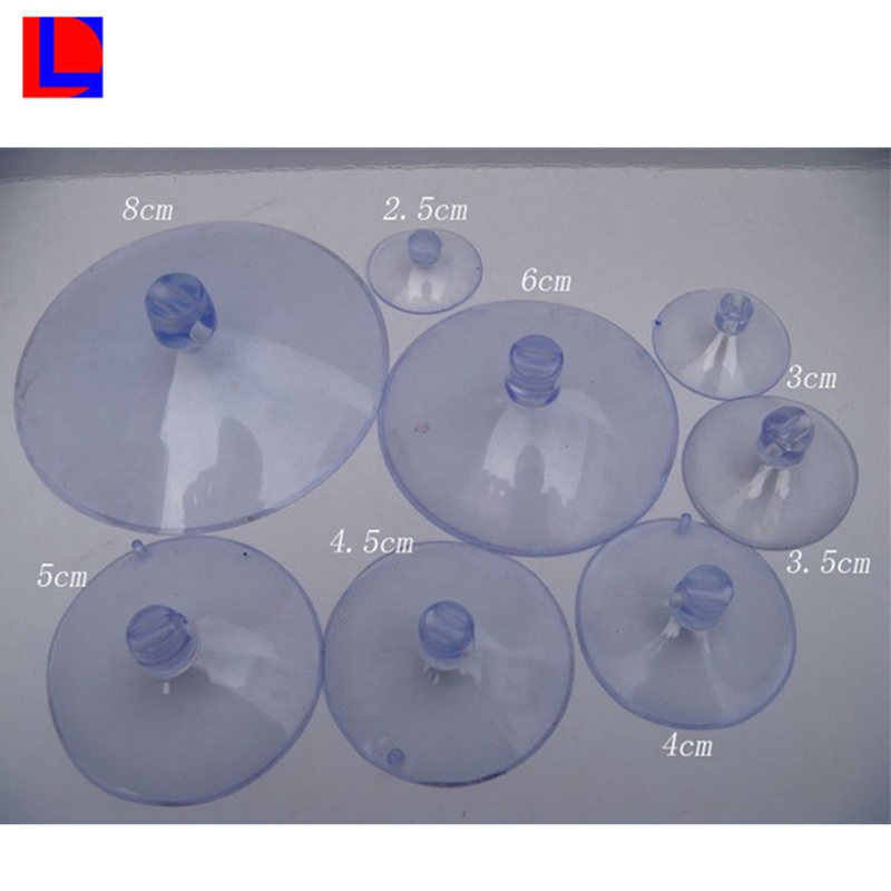 Ventuze din plastic transparent din plastic cu șurub, suzet de cauciuc