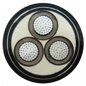 Cablul de alimentare blindat 3 core STA / SWA cu 3 core IEC60502-2, ICEA S-93-639, ICEA S-94-649, BS 6622