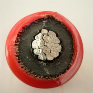 15KV 8,7 / 15KV Xlpe Nucleu de cupru Cabl de alimentare cu armură metalică