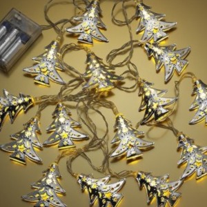 Lampa cu sfoară din copac de Crăciun