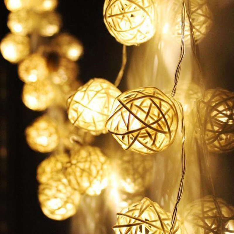10 lumini cu coarde LED 1.2M Ghirlandă de basm alimentată în aer liber Alb cald pentru decorarea petrecerii de nunți a festivalului de Crăciun