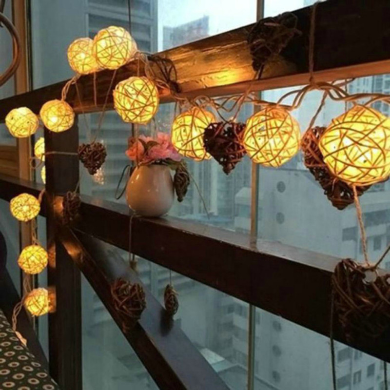 10 lumini cu coarde LED 1.2M Ghirlandă de basm alimentată în aer liber Alb cald pentru decorarea petrecerii de nunți a festivalului de Crăciun