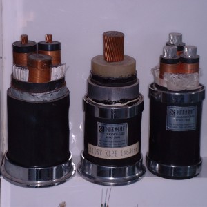 Cablu de alimentare HV protejat cu sârmă de cupru 66KV pentru sistem de transmisie mare