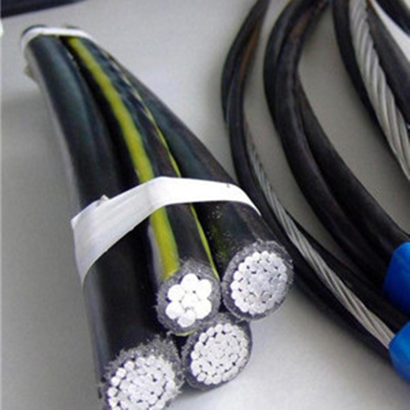 4x16mm ABC 4core Pachet aerian Xlpe Cablu de aluminiu / Cablu quadruplex din aluminiu
