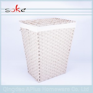 Coș sau depozit țesut din ratan 100% PE