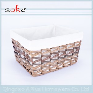 Coș de depozitare din jucărie din țesut din ratan PE