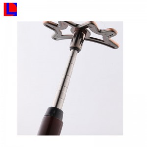 Pod de bazin telescopic din aluminiu bun, cu piese colorate din plastic