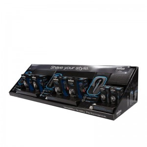 afișaj contor cu afișare de carton LCD palyer foi de carton acoperite foi de afișare carton