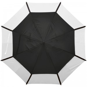 Paravan de golf cu dimensiuni mari de 62 inch dublu canpoy, cu găuri