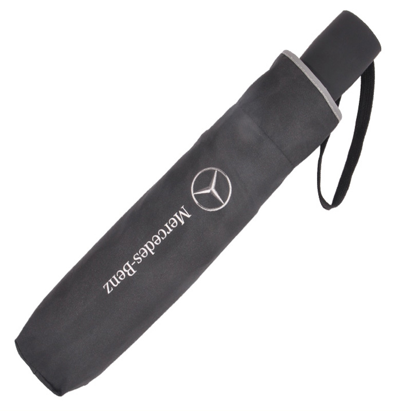 Umbrelă automobilă completă automată neagră de protecție a vântului pentru Benz