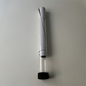 Clear Gaming Playmat Supplies with Black Playmat Storage Tube