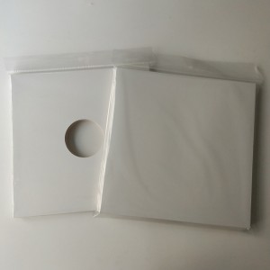 12 Carton de culoare albă LP / Cover Record Fără gaură
