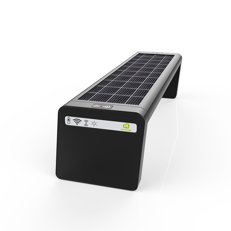 Solar Smart Banc Suport opțional pentru biciclete și ecran LED pe spate
