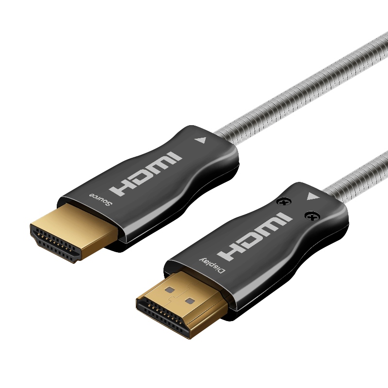 15m 49ft HDMI 2.0 18Gbps 4K 60Hz Cablu HDMI la HDMI cu cablu de fibră optică placat cu aur