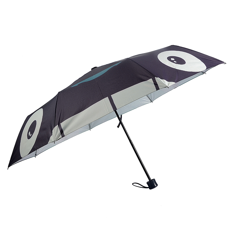 Umbrelă geantă de cumpărături cu imprimare digitală, cu umbrelă deschisă manuală de 3 ori