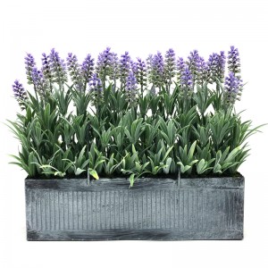 Artificial Metal Pot Plant Home Decor Lavanda Flori Aranjamente Decorațiuni pe masă