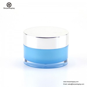 HXL212A Rotund Cosmetic Gol gol Cutie cu perete dublu pentru îngrijirea tenului