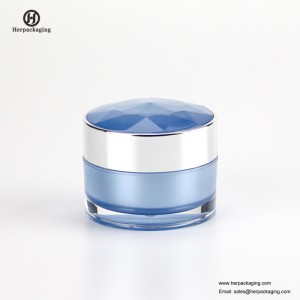 HXL212C Rotund Cosmetic Gol gol Cutie cu perete dublu pentru îngrijirea tenului